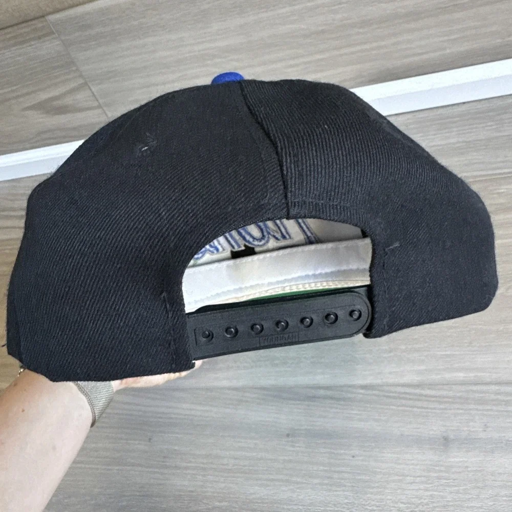 Vintage Sports Specialties Detroit Lions Script Hat Snapback NFL Black Wool‎ Cap